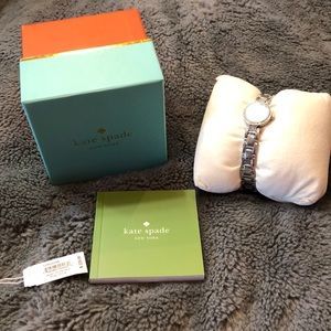 Silver look Kate Spade watch